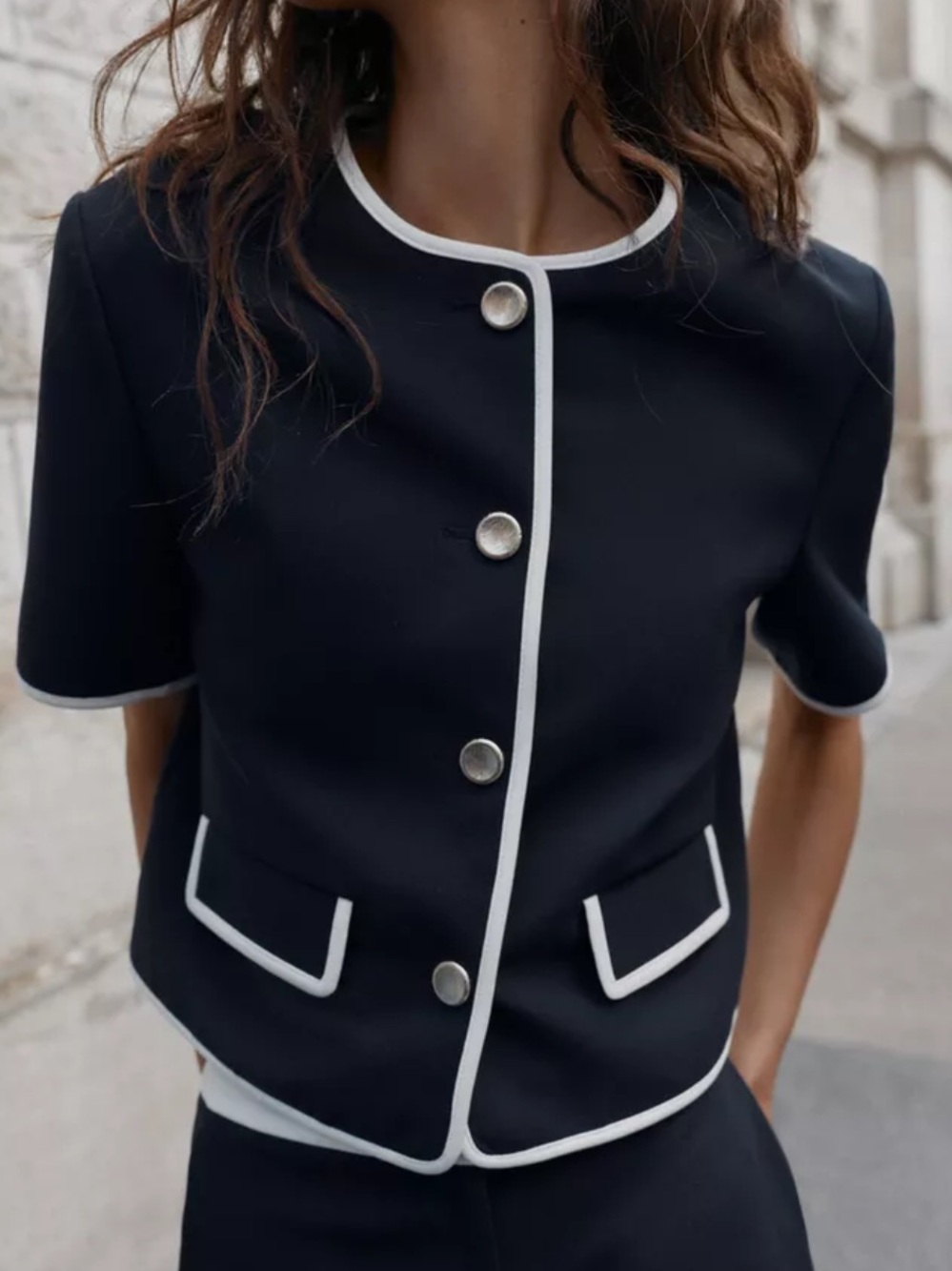 Zara Short Sleeve BlazerS
